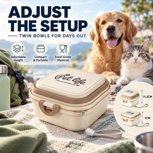 400 ml Collapsible Pet Travel Bowl, 3 Colors, By GAVPEPY image 2 - 01-Overview.jpg