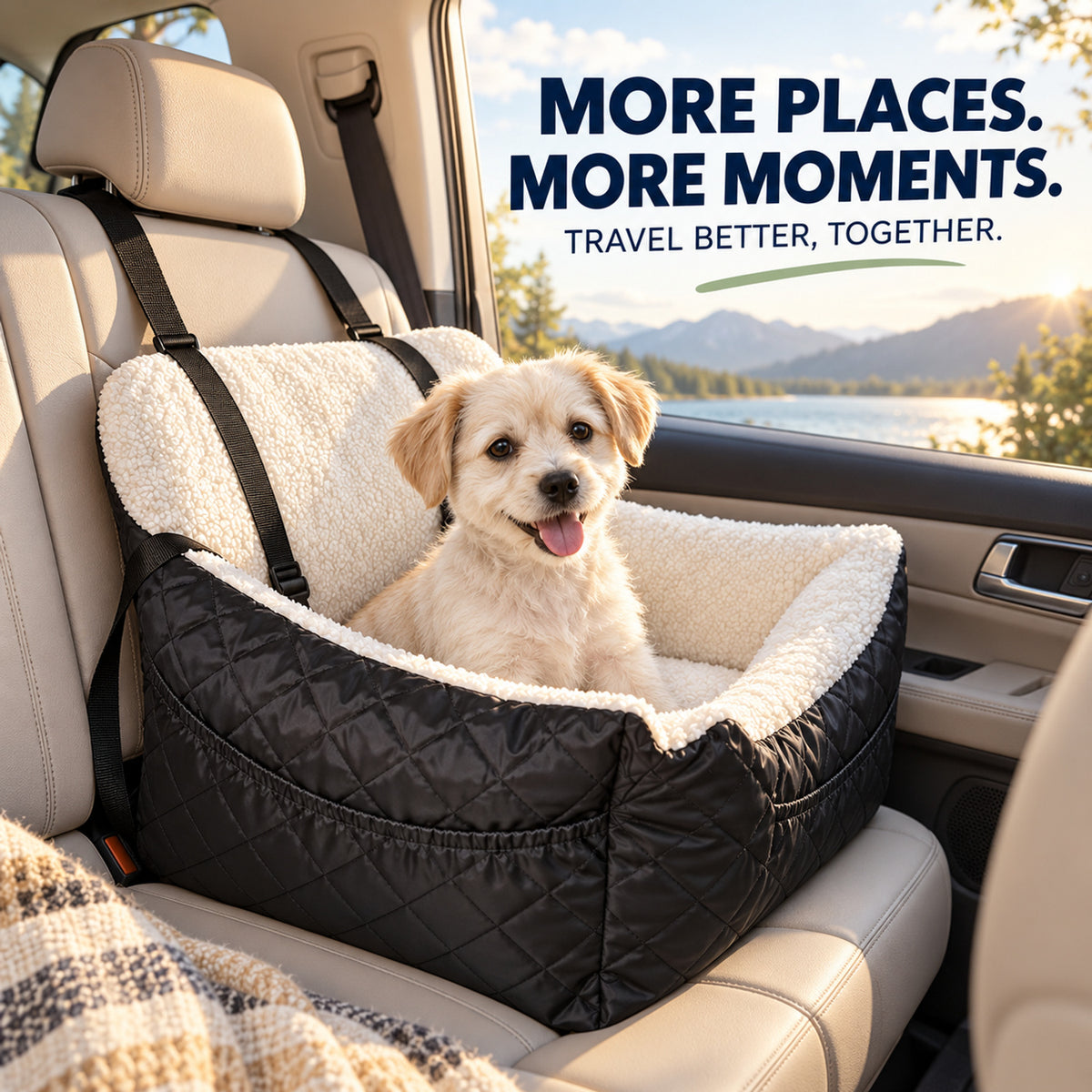 Rear Seat Pet Travel Bed, By GAVPEPY image 7 - 06-Lifestyle.jpg