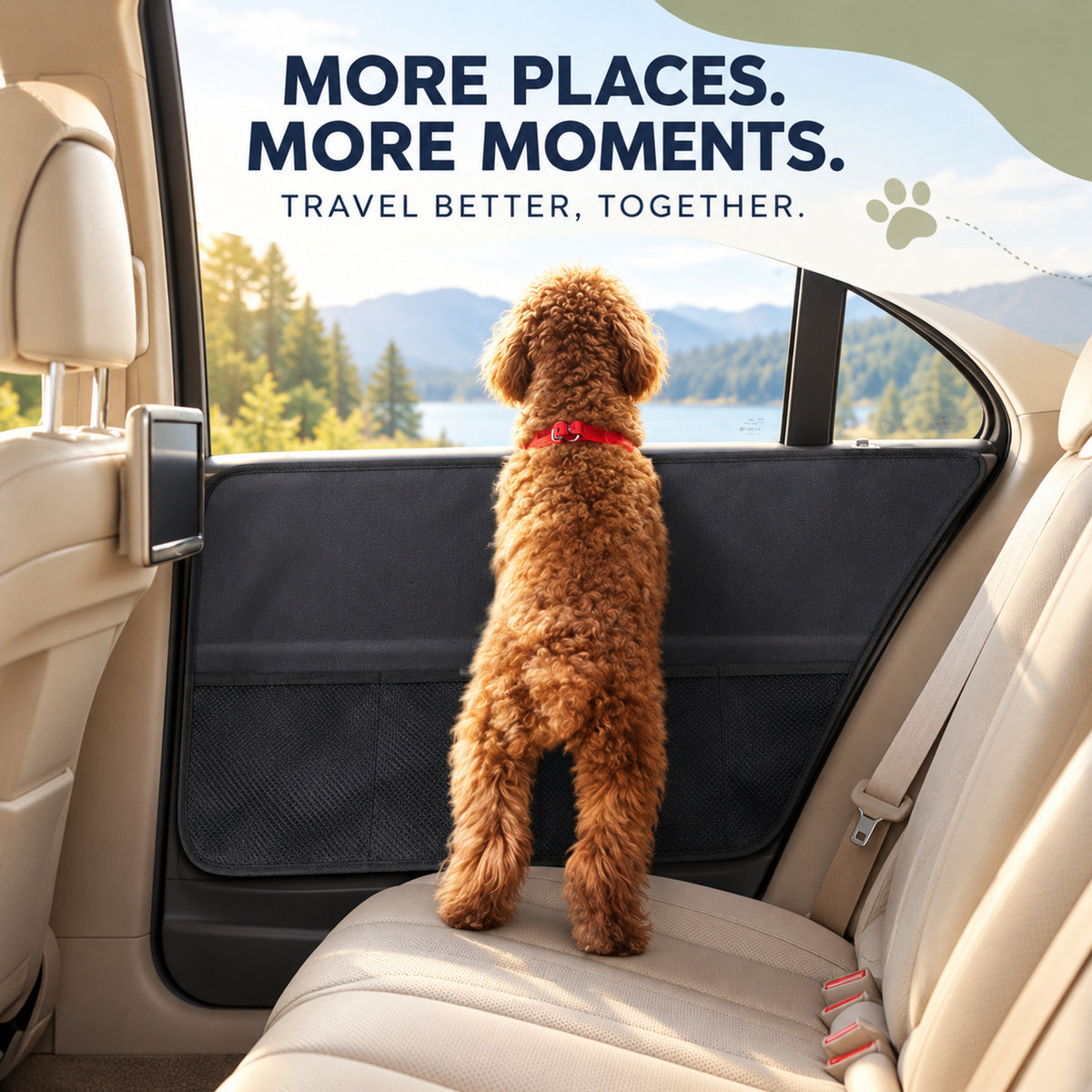 Oxford Fabric Vehicle Door Panel Pet Protector, 73 x 43 cm, By GAVPEPY image 7 - 06-Lifestyle.jpg