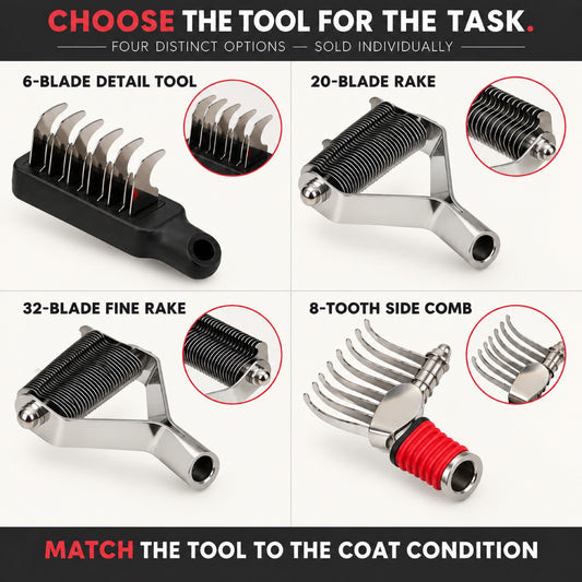 Pet Dematting Comb Collection, 4 Styles, By GAVPEPY image 2 - 1.jpg