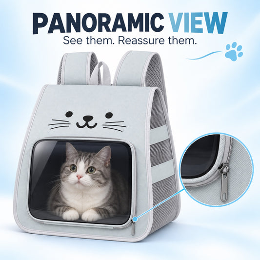 Foldable Transparent Pet Carrier Backpack, 4 Colors, By GAVPEPY image 2 - 1.jpg