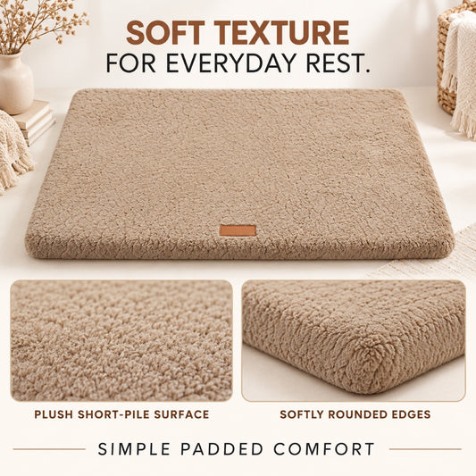 Removable-Cover Foam Pet Bed Mat, 4 Colors & 5 Sizes, By GAVPEPY image 2 - 1.jpg