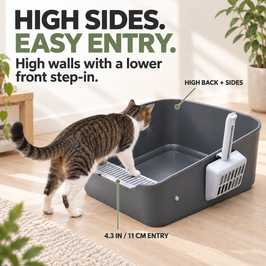 GAVPEPY High-Sided Cat Litter Box, 2 Options image 2 - 1.jpg