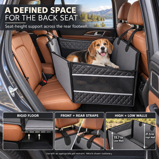 Hard-Bottom Rear Seat Pet Platform, 2 Styles, By GAVPEPY image 2 - 1.jpg