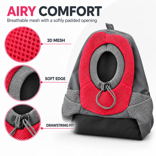 Front Pet Carrier Backpack, 2 Sizes, 6 Colors, By GAVPEPY image 2 - 1.jpg