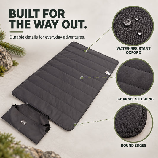 Water-Resistant Oxford Outdoor Pet Blanket, By GAVPEPY image 2 - 1.jpg