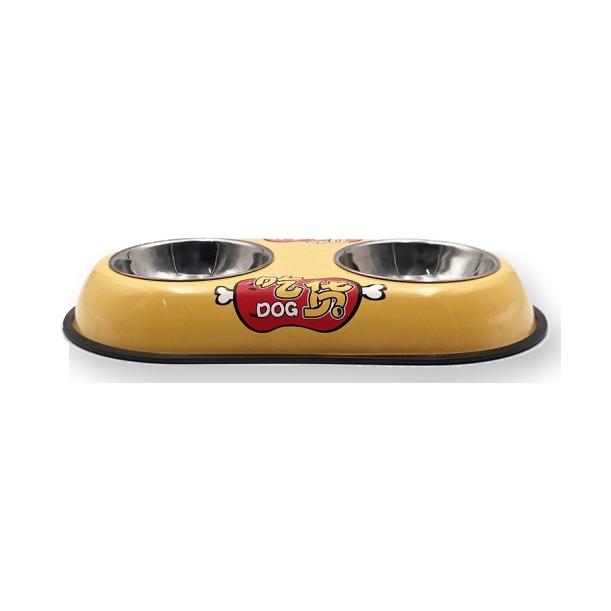 Foodie-Print Double Pet Bowl, 2 Sizes, By GAVPEPY image 9 - 5746801390742.jpg