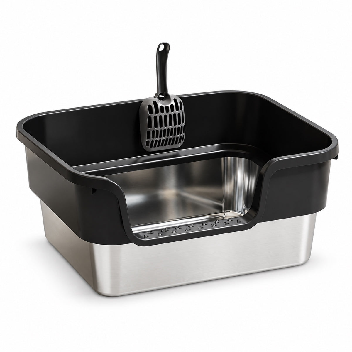 GAVPEPY Extra Large Stainless Steel Top-Entry Cat Litter Box, 18 Options image 25 - 6150768774954.jpg
