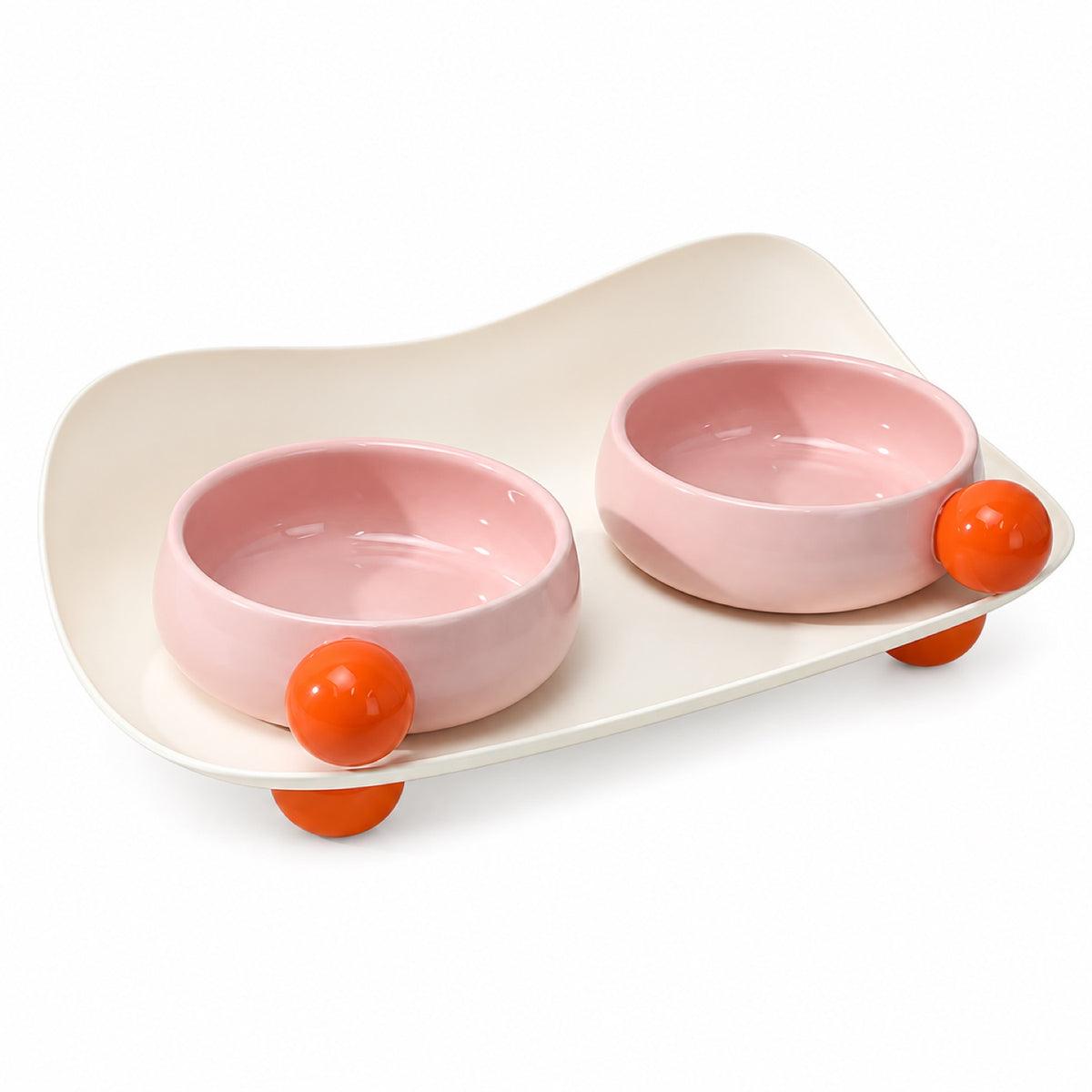 Candy-Color Ceramic Double Pet Bowl Set, 3 Colors, 37 cm, By GAVPEPY image 10 - 6271170383219.jpg
