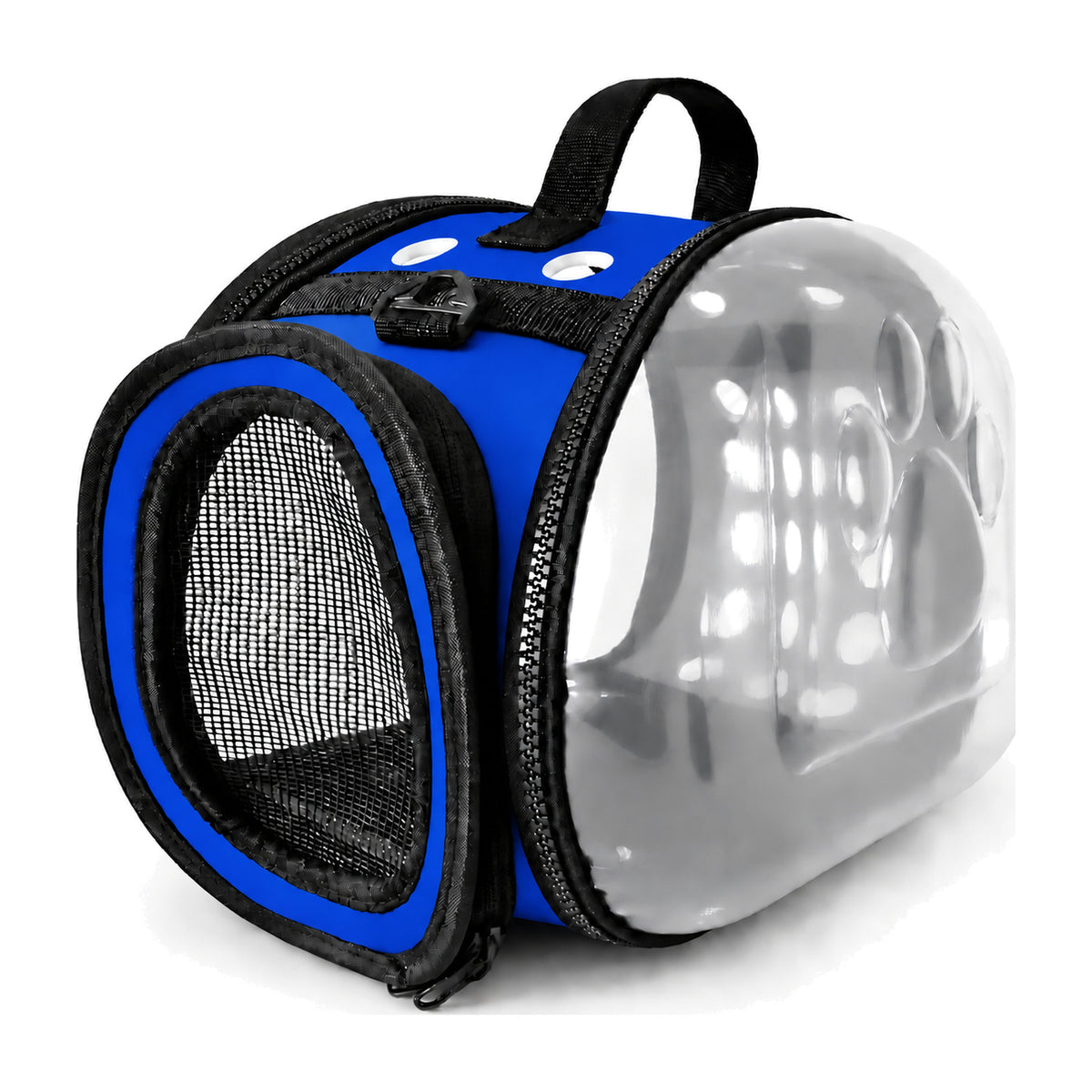 Soft-Sided Cat Travel Carrier, 6 Colors & 2 Sizes, By GAVPEPY image 12 - DPcarrier4-RoyalBlue-LARGE.jpg