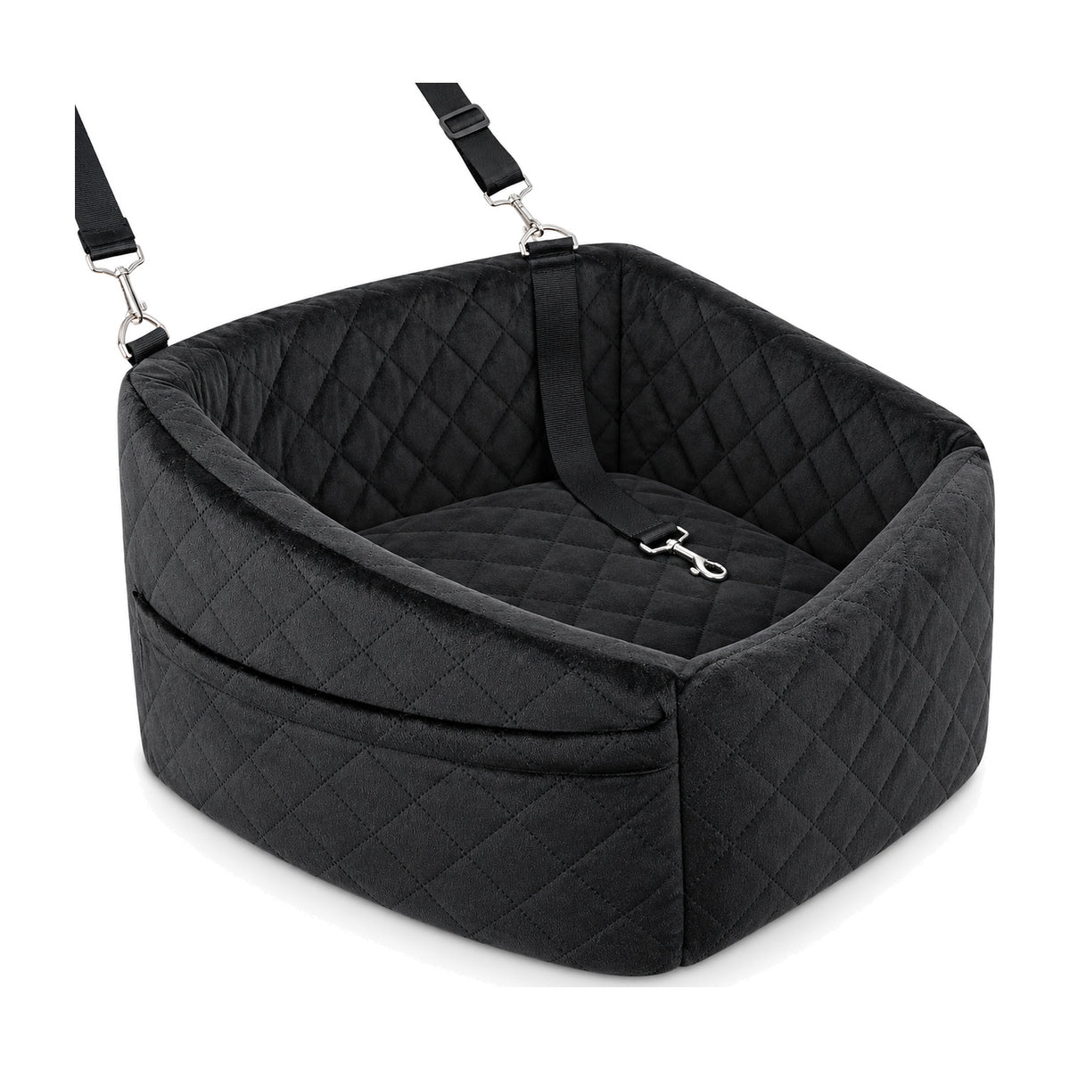Plush Pet Car Seat and Travel Bed, 3 Colors, By GAVPEPY image 8 - DPcarseat1-Black-30X45X5CM.jpg