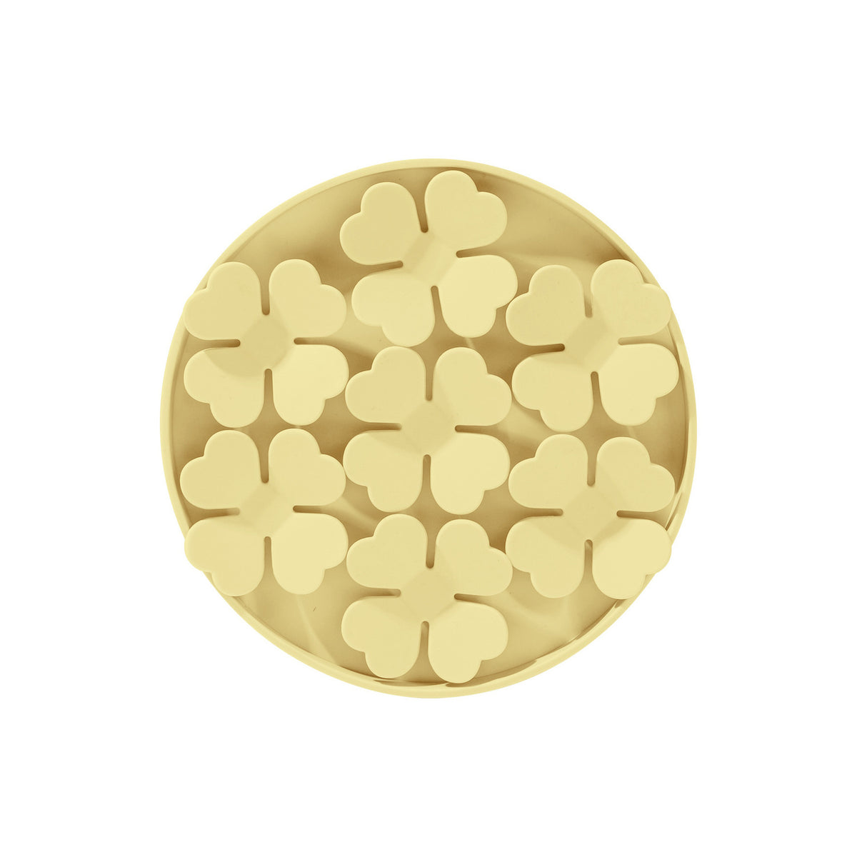 Petal Round Silicone Pet Lick Mat, 7 Colors, By GAVPEPY image 7 - DPlickmat16-Yellow.jpg
