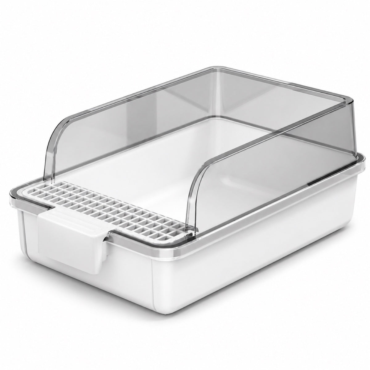 GAVPEPY High-Sided Cat Litter Box, 3 Options image 10 - DPlitterbox1-White.jpg