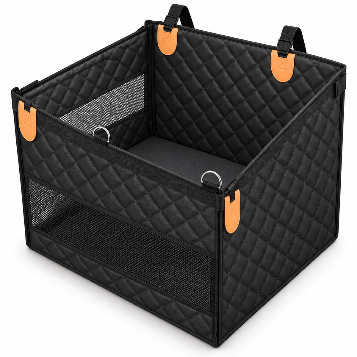 Hard-Bottom Rear Seat Pet Platform, 2 Styles, By GAVPEPY image 8 - DPmat13-Diamond-ReadyStock-OneSize-Var2.jpg
