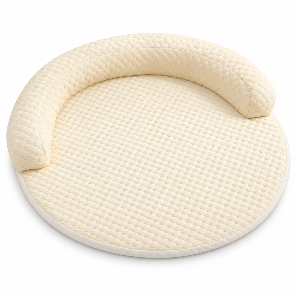 Round Cooling Pet Bed, 5 Colors & 5 Sizes, By GAVPEPY image 12 - DPmat28-Yellow-Round-OneSize-Var2.jpg