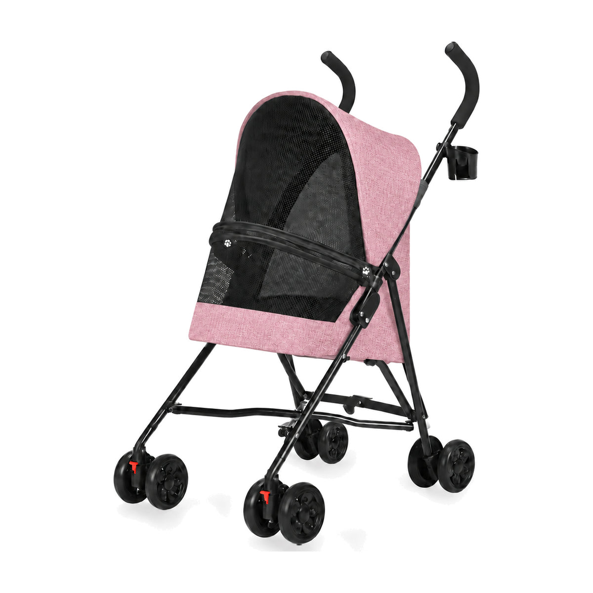 Foldable Pet Stroller, 4 Colors, By GAVPEPY image 10 - DPstroller2-Pink.jpg