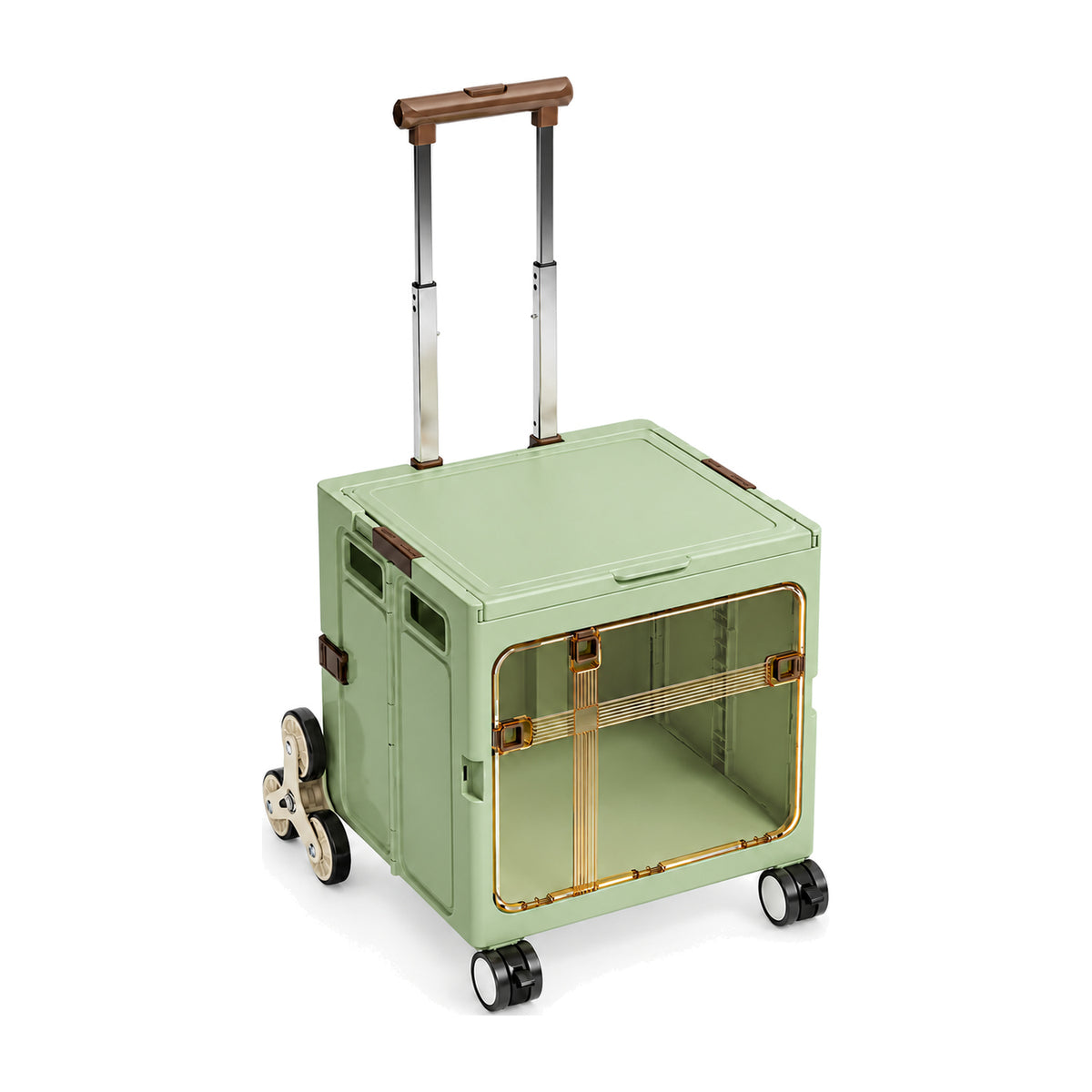 Hard-Shell Rolling Pet Carrier, 2 Colors, 2 Sizes & 2 Styles, By GAVPEPY image 9 - DPtrolley1-Green-2XLARGE-V8.jpg