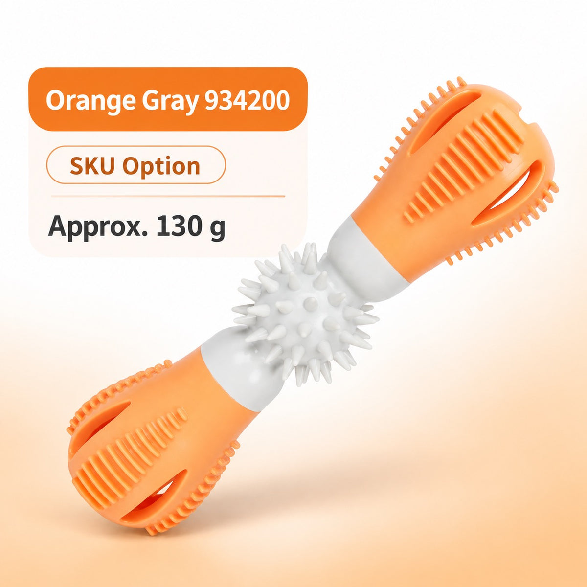 TPR Treat Dispensing Dog Toy, 2 Styles, By GAVPEPY image 9 - bianti-orange-gray-934200.jpg