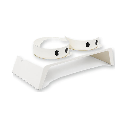 Big-Eyes Double Pet Bowl, 2 Colors, By GAVPEPY image 1 - main.jpg
