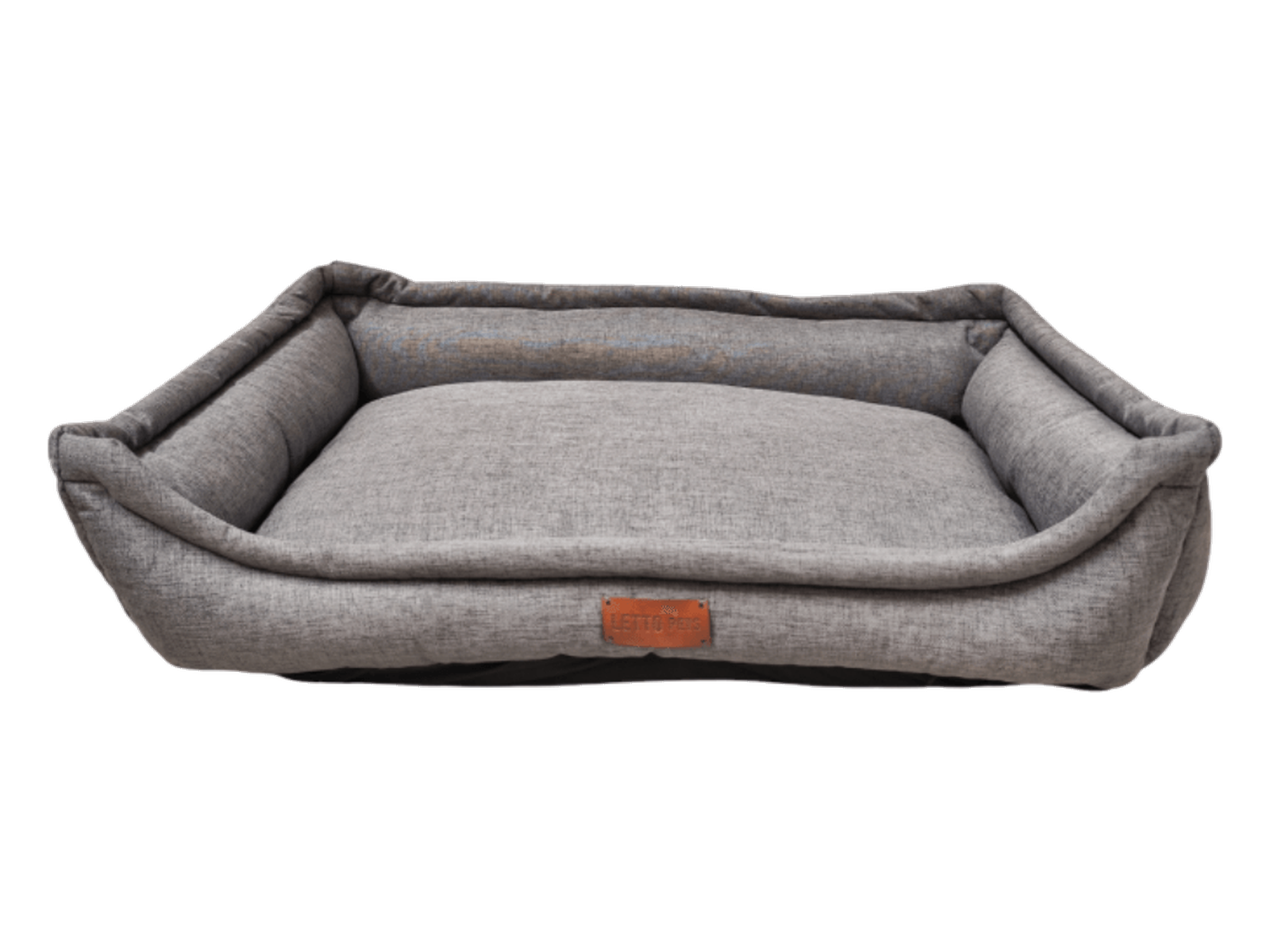 Bolstered dog bed