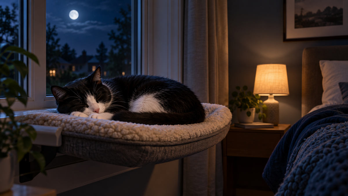 How to Help Your Cat Sleep More at Night