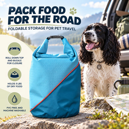 Foldable Water-Resistant Pet Food Travel Bag, By GAVPEPY image 2 - 01-Overview.jpg