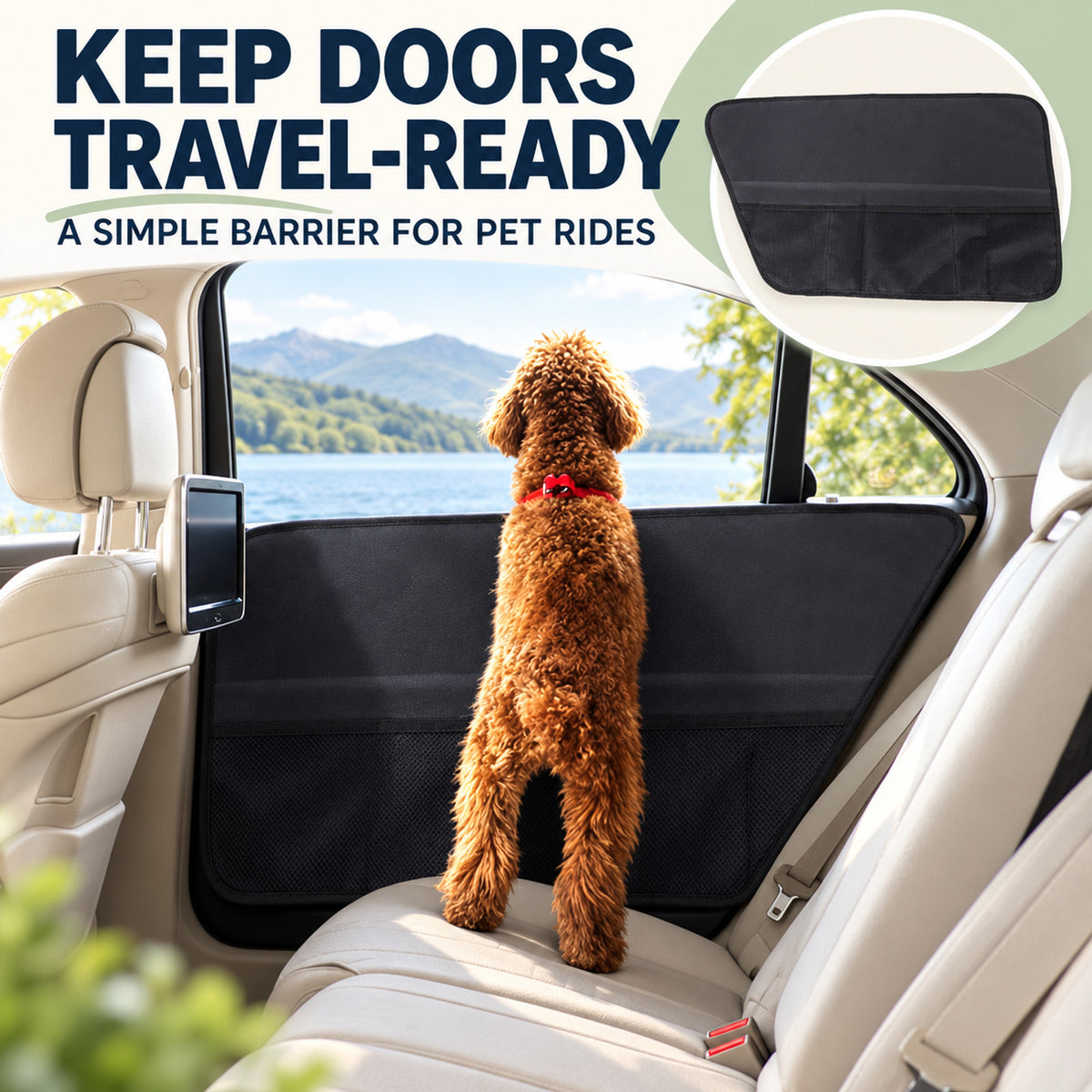 Oxford Fabric Vehicle Door Panel Pet Protector, 73 x 43 cm, By GAVPEPY image 2 - 01-Overview.jpg
