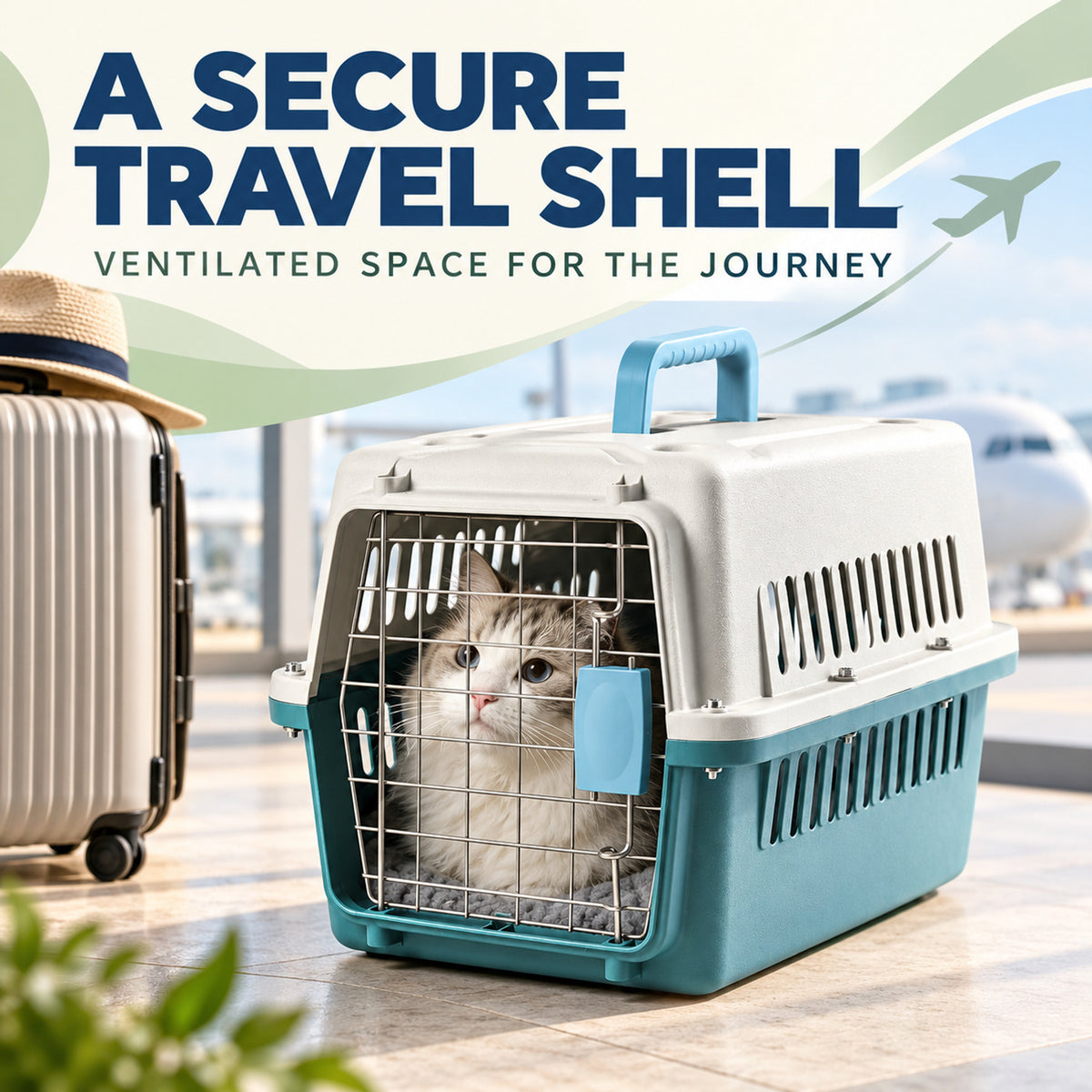 Hard-Shell Pet Travel Carrier, 29 Styles & 3 Packages, By GAVPEPY image 2 - 01-Overview.jpg