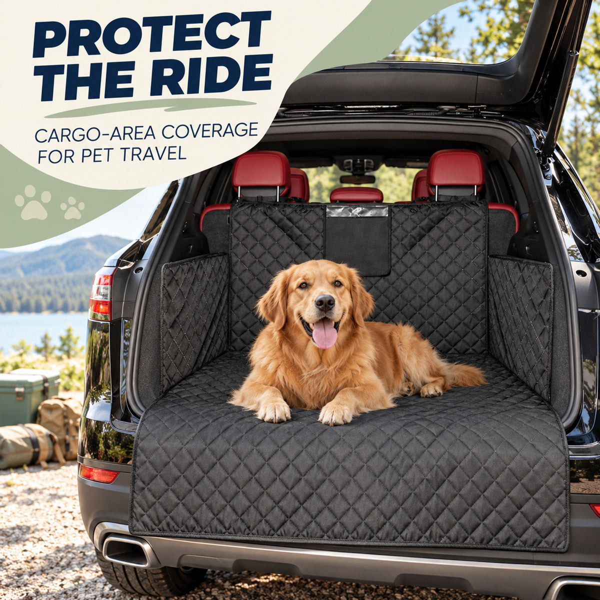 600D Oxford Fabric Vehicle Cargo Area Pet Protector, By GAVPEPY image 2 - 01-Overview.jpg