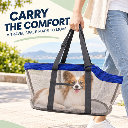 Soft-Sided Pet Travel Carrier, 3 Colors & 2 Sizes, By GAVPEPY image 2 - 01-Overview.jpg