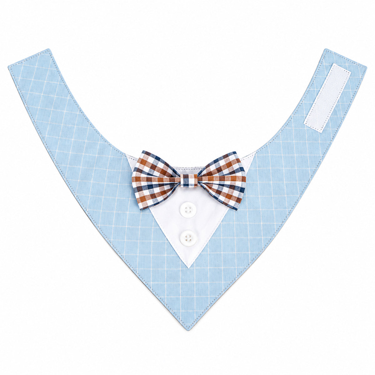 GAVPEPY Polyester Tuxedo-Style Pet Bandana, Sizes XS, S, M, L, XL, 6 color or pattern options, for photos, celebrations, walks and everyday pet outfits; a neckwear accessory for everyday outfits, portraits and special occasions image 1 - 01-主图.jpg
