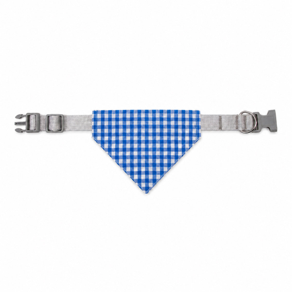 GAVPEPY Cotton-polyester blend Gingham Buckle Pet Bandana, Sizes M, L, Red, Blue, Black, for photos, celebrations, walks and everyday pet outfits; a neckwear accessory for everyday outfits, portraits and special occasions image 1 - 01-主图.jpg