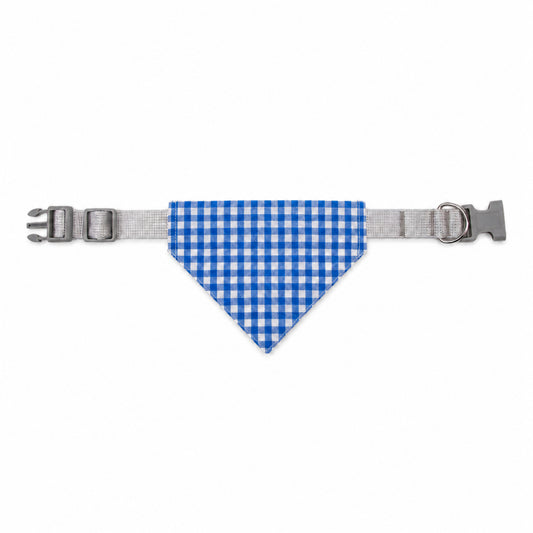 GAVPEPY Cotton-polyester blend Gingham Buckle Pet Bandana, Sizes M, L, Red, Blue, Black, for photos, celebrations, walks and everyday pet outfits; a neckwear accessory for everyday outfits, portraits and special occasions image 1 - 01-主图.jpg