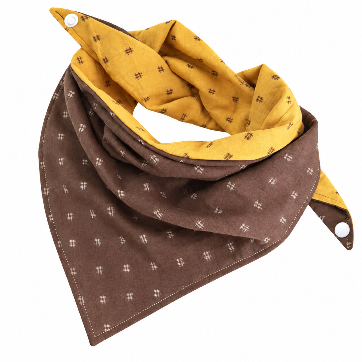 GAVPEPY Polyester Color-Block Triangle Pet Bandana, Sizes S, M, L, XL, Yellow, Brown, for photos, celebrations, walks and everyday pet outfits; a neckwear accessory for everyday outfits, portraits and special occasions image 1 - 01-主图.jpg
