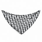 GAVPEPY Polyamide Adjustable Printed Pet Bandana, Sizes S, M, L, Khaki, Pink, for photos, celebrations, walks and everyday pet outfits; a neckwear accessory for everyday outfits, portraits and special occasions