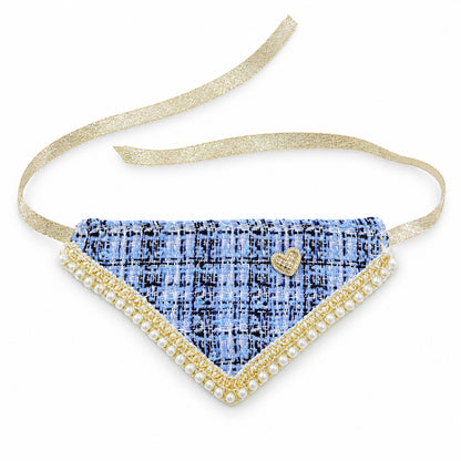 GAVPEPY Polyester Tweed-Look Triangle Pet Bib, Size S, 5 color or pattern options, for photos, celebrations, walks and everyday pet outfits; a neckwear accessory for everyday outfits, portraits and special occasions image 1 - 01-主图.jpg