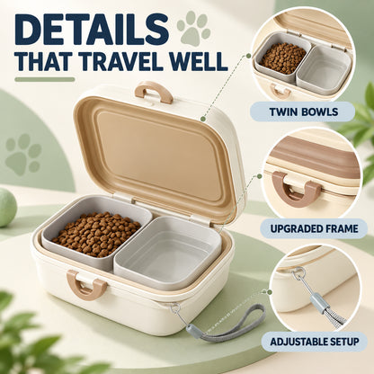 Upgraded 800 ml Collapsible Pet Travel Bowl, 3 Colors, By GAVPEPY image 3 - 02-Design-Details.jpg