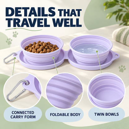 Collapsible Silicone Pet Travel Bowls, 33 Styles, By GAVPEPY image 3 - 02-Design-Details.jpg