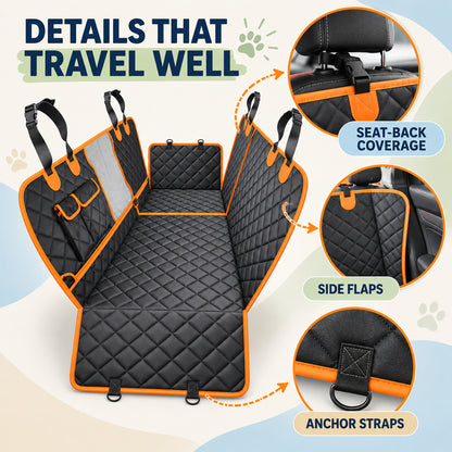 4-in-1 Rear Seat Pet Protector, 2 Styles, By GAVPEPY image 3 - 02-Design-Details.jpg