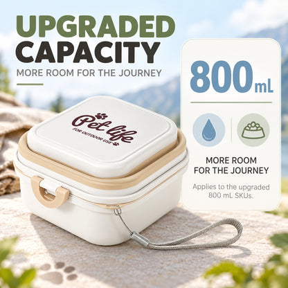 Upgraded 800 ml Collapsible Pet Travel Bowl, 3 Colors, By GAVPEPY image 4 - 03-Product-Facts.jpg