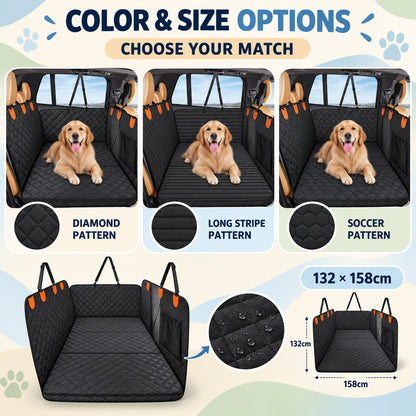 Rear Seat Pet Protector, 3 Patterns, By GAVPEPY image 5 - 04-Options.jpg