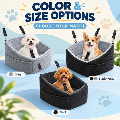 Plush Pet Car Seat and Travel Bed, 3 Colors, By GAVPEPY image 5 - 04-Options.jpg