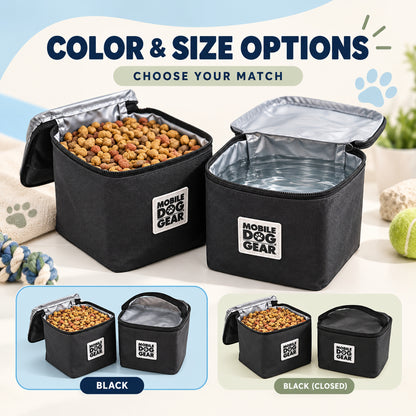 Foldable Oxford Fabric Double Pet Travel Bowl, By GAVPEPY image 5 - 04-Options.jpg