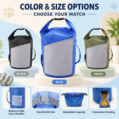Oxford Fabric Pet Food Travel Bag, 25 x 5 x 10 cm, By GAVPEPY image 5 - 04-Options.jpg