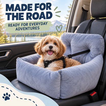 Pet Car Seat and Travel Bed, 3 Styles & 2 Sizes, By GAVPEPY image 6 - 05-Travel-Ready.jpg