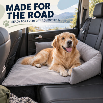 Pet Car Seat and Travel Bed, 3 Colors & 2 Sizes, By GAVPEPY image 6 - 05-Travel-Ready.jpg