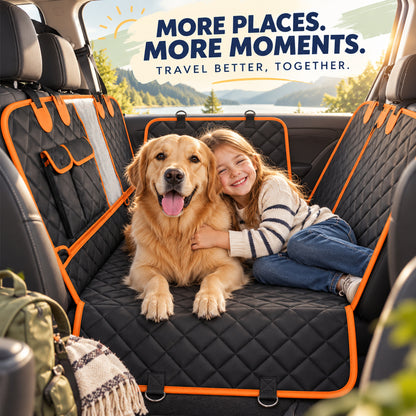 4-in-1 Rear Seat Pet Protector, 2 Styles, By GAVPEPY image 7 - 06-Lifestyle.jpg