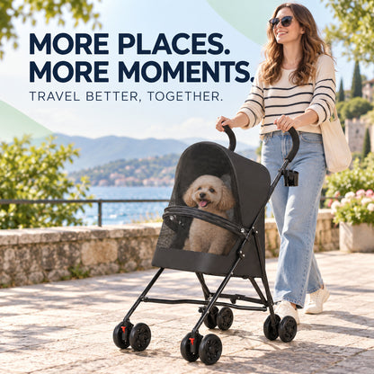 Foldable Pet Stroller, 4 Colors, By GAVPEPY image 7 - 06-Lifestyle.jpg