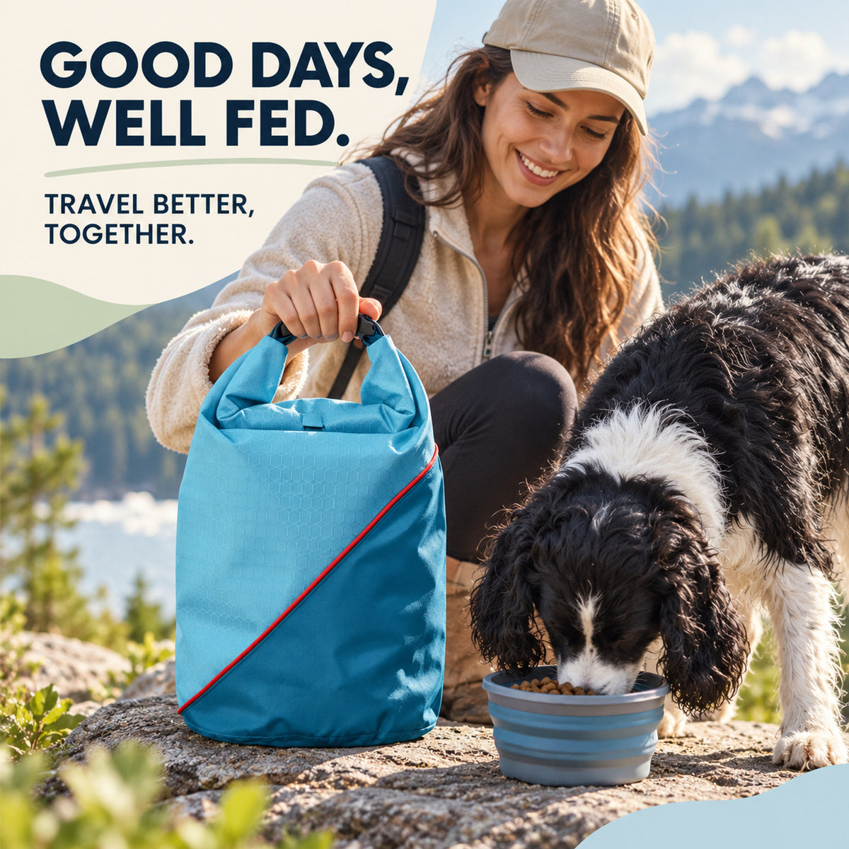 Foldable Water-Resistant Pet Food Travel Bag, By GAVPEPY image 7 - 06-Lifestyle.jpg