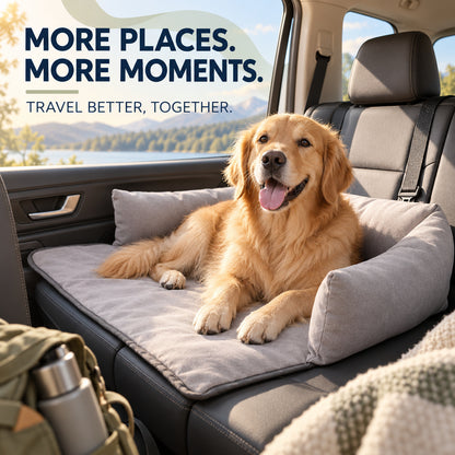 Pet Car Seat and Travel Bed, 3 Colors & 2 Sizes, By GAVPEPY image 7 - 06-Lifestyle.jpg